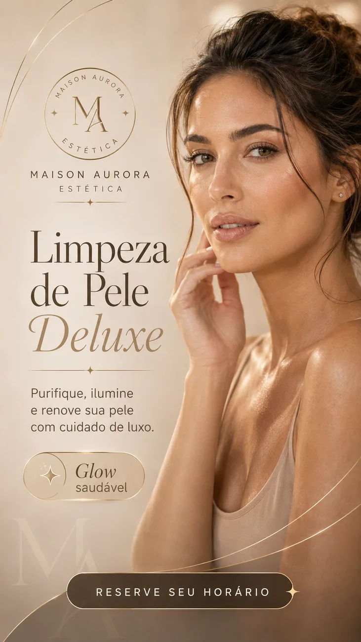 Limpeza de Pele Deluxe Maison Aurora